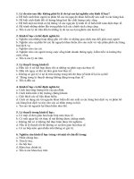 CÂU HỎI TRẮC NGHIỆM KINH TẾ VI MÔ PHẦN NHẬP MÔN KINH TẾ VI MÔ ppt