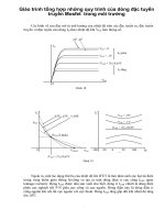 Giáo trình tổng hợp những quy trình của dòng đặc tuyến truyền Mosfet trong môi trường phần 1 pdf