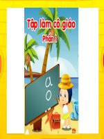 Kể chuyện theo tranh: Tập làm cô giáo _1 pot