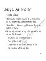 Nguyên lý hệ điều hành - Chương 5 ppsx