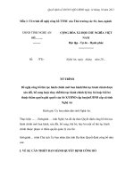 Mẫu tờ trình đề nghị công bố TTHC của Thủ trưởng các Sở, ban, ngành pps