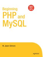 Beginning PHP and MySQL From Novice to Professional phần 1 doc