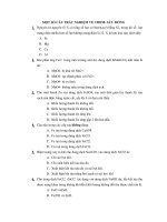 MỘT SỐ CÂU TRẮC NGHIỆM VỀ CROM- SẮT- ĐỒNG pps