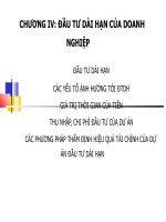 quản trị tài chính- chương 4 pdf