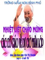 Giáo trình điện tử mầm non: Bác Hồ kính yêu pptx