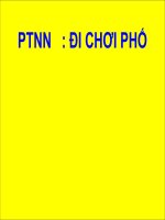 Giáo trình điện tử mầm non: Đi chơi phố ppsx