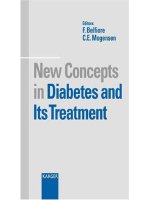 New Concepts in Diabetes and Its Treatment - part 1 ppt