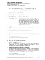 CÔNG TY CỔ PHẦN BÊ TÔNG BECAMEX - BÁO CÁO TÀI CHÍNH GIỮA NIÊN ĐỘ 2011 pptx