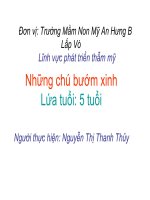 Giáo trình điện tử mầm non: Vòng đời của bướm pdf