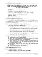 Tóm tắt báo cáo nghiên cứu khoa học 