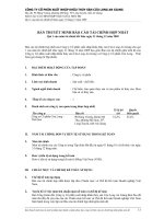 CÔNG TY CỔ PHẦN XUẤT NHẬP KHẨU THỦY SẢN CỬU LONG AN GIANG - BÁO CÁO TÀI CHÍNH HỢP NHẤT GIỮA NIÊN ĐỘ 2009 potx