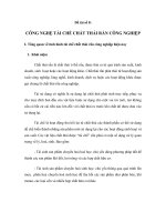 CÔNG NGHỆ TÁI CHẾ CHẤT THẢI RẮN CÔNG NGHIỆP pps