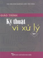 Giáo trình kỹ thuật vi xử lý tập 1 part 1 pps