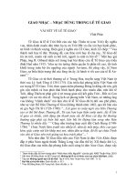 Giao nhạc, nhạc dùng trong lễ Tế giao doc