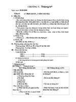 GIÁO ÁN ĐẠI SỐ LỚP 10 - CHƯƠNG 5 potx