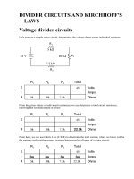 CHAPTER 6 - DIVIDER CIRCUITS AND KIRCHHOFF pps