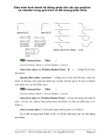 Giáo trình hình thành hệ thống phân tích cấu tạo polyline và chamfer trong quá trình vẽ đối tượng phân khúc p1 potx