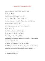 Chuyên đề : CẤU HÌNH ELECTRON pps