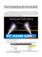 Giáo trình hướng dẫn tìm hiểu về cách tạo graphic movie chuyển động bằng key sence trong đồ họa phần 1 doc