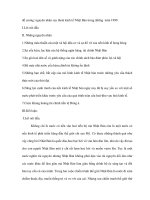 Kinh tế Nhật Bản những năm 90 và nỗ lực vượt dậy thần kỳ đóng góp cho kinh tế thế giới docx