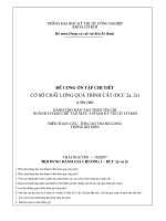 Ngân hàng Câu hỏi môn Dụng Cụ Cắt 2a ppsx