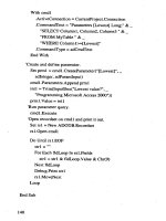 Giáo trình Access và ứng dụng part 8 pot