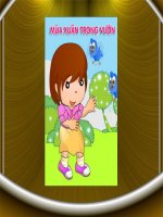 Kể chuyện theo tranh: Mùa xuân trong vườn pps