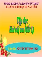 Giáo án điện tử tiểu học: Hai chị em pot