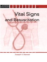 Vital Signs and Resuscitation - part 1 pdf