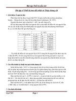 Bài tập thiêt bị trao đổi nhiệt và tháp chưng cất pdf