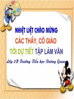 Giáo án điện tử tiểu học: Tập làm văn lớp 2 pdf