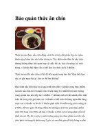 Bảo quản thức ăn chín pot