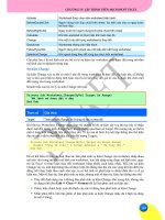 Giáo trình hình thành hệ thống ứng dụng các phương pháp lập trình trên microsoft access marco p5 ppsx