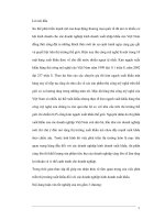 Công ty Xuất nhập khẩu Barotex và việc ứng dụng Marketing để dẫn dầu ngành - 1 ppt