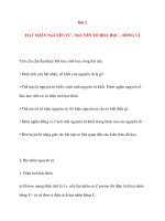 Bài 2 HẠT NHÂN NGUYÊN TỬ - NGUYÊN TỐ HÓA HỌC – ĐỒNG VỊ pdf