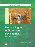 Human Rights Indicators in Development phần 1 pps