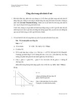 Kinh tế vĩ mô - Tổng cầu trong nền kinh tế mở pptx