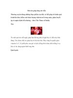 Món ăn giúp tăng sức bền pdf