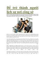 Để trở thành người lịch sự nơi công sở pot