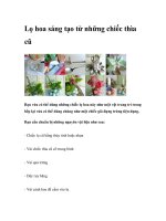 Lọ hoa sáng tạo từ những chiếc thìa cũ pdf