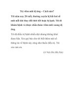 Trị viêm mũi dị ứng – Cách nào? ppsx