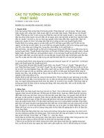 CÁC TƯ TƯỞNG CƠ BẢN CỦA TRIẾT HỌC PHẬT GIÁO ppt