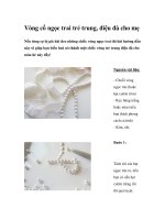 Vòng cổ ngọc trai trẻ trung, điệu đà cho mẹ ppsx