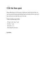 Cắt tỉa hoa quả ppt