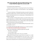 Giáo trình hướng dẫn phân tích thiết kế đường cong chuyển tiếp theo nguyên tắc của lực ly tâm phần 1 docx