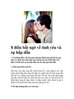 8 điều bất ngờ về tình yêu và sự hấp dẫn ppsx