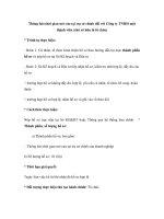 Thông báo thời gian mở cửa tại trụ sở chính đối với Công ty TNHH một thành viên (chủ sở hữu là tổ chức) doc