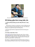 Để không giận hờn trong tình yêu ppsx