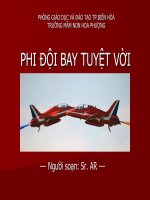 Giáo trình điện tử mầm non: Phi đội bay tuyệt vời potx