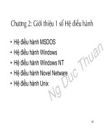 Nguyên lý hệ điều hành - Chương 2 pot